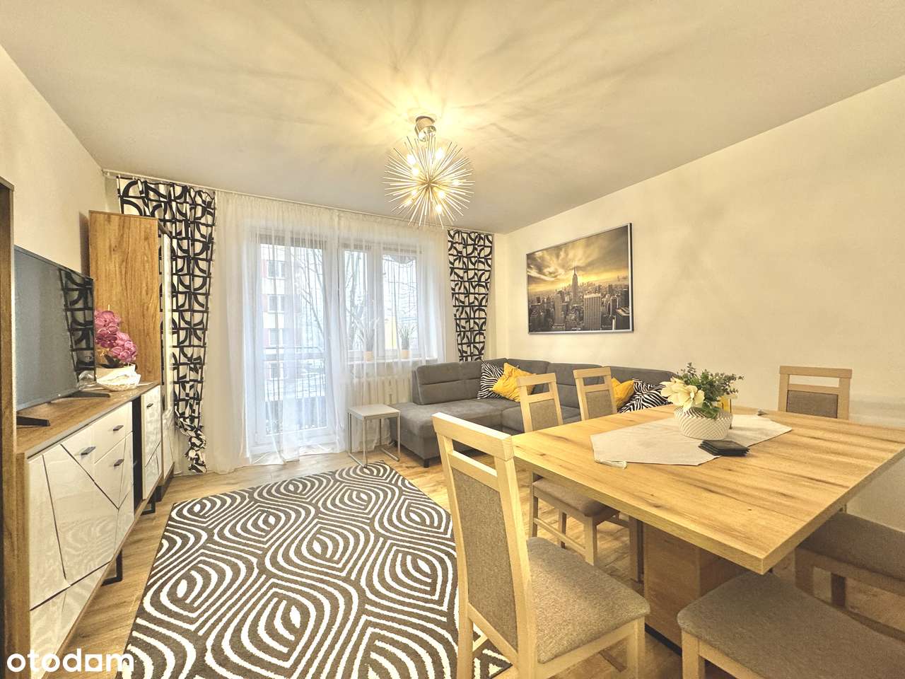 W pełni wyposażone mieszkanie na wynajem 3 pok. Sosnowiec Pogoń - Pełny obrazek: 2/9