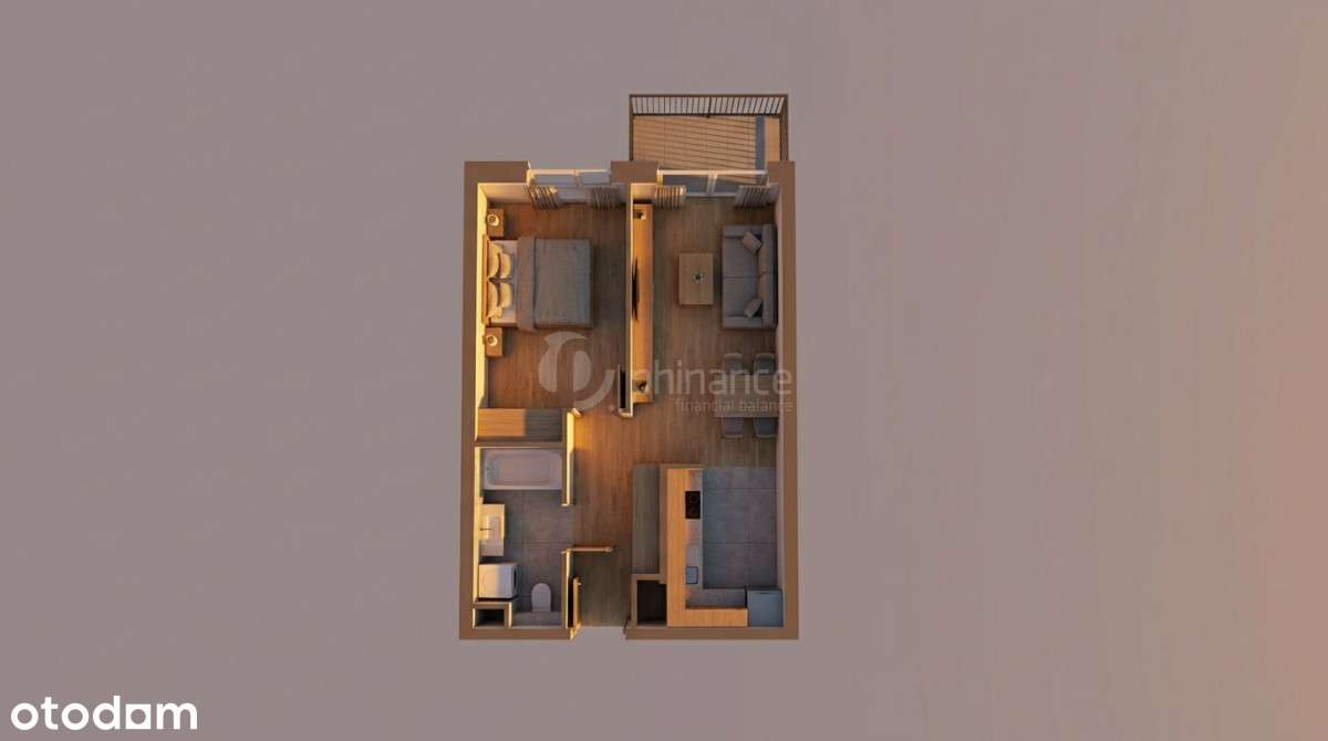 Okazja! 2pok 41m²| Balkon>Sklep/Tramwaj 2min. Mp! - Pełny obrazek: 3/10