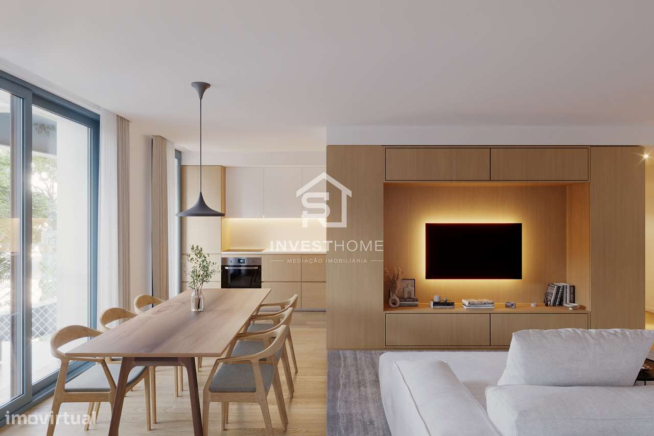 Apartamento T3 Smart | Nova Construção | Lug Estacionamento | Varanda - Grande imagem: 4/10