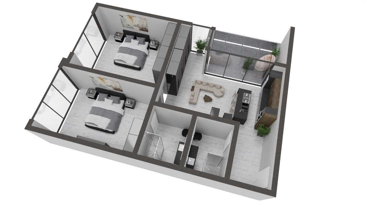 Apartament Mamaia Nord - 3 camere -O.B.A Lake - Proiect finalizat. - Imagine principală: 4/10