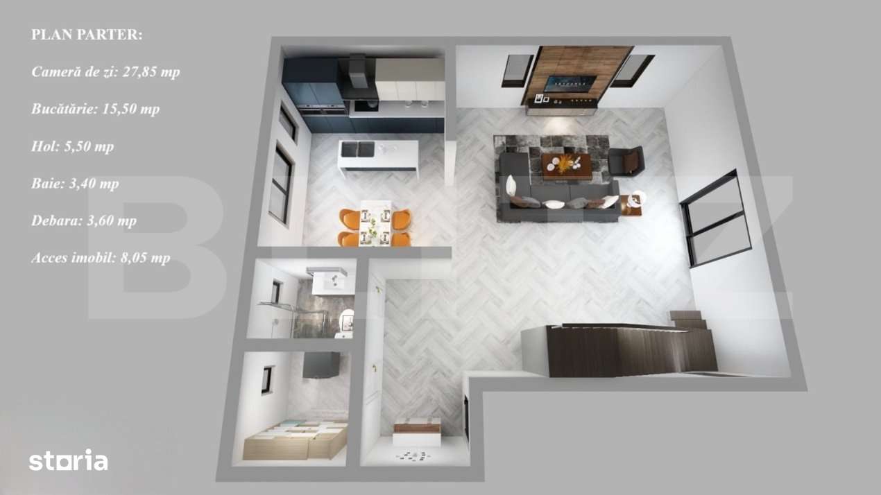 Casa P+1 la rosu, 4 camere, 135 mp, zona Dumbrava - Imagine principală: 2/4