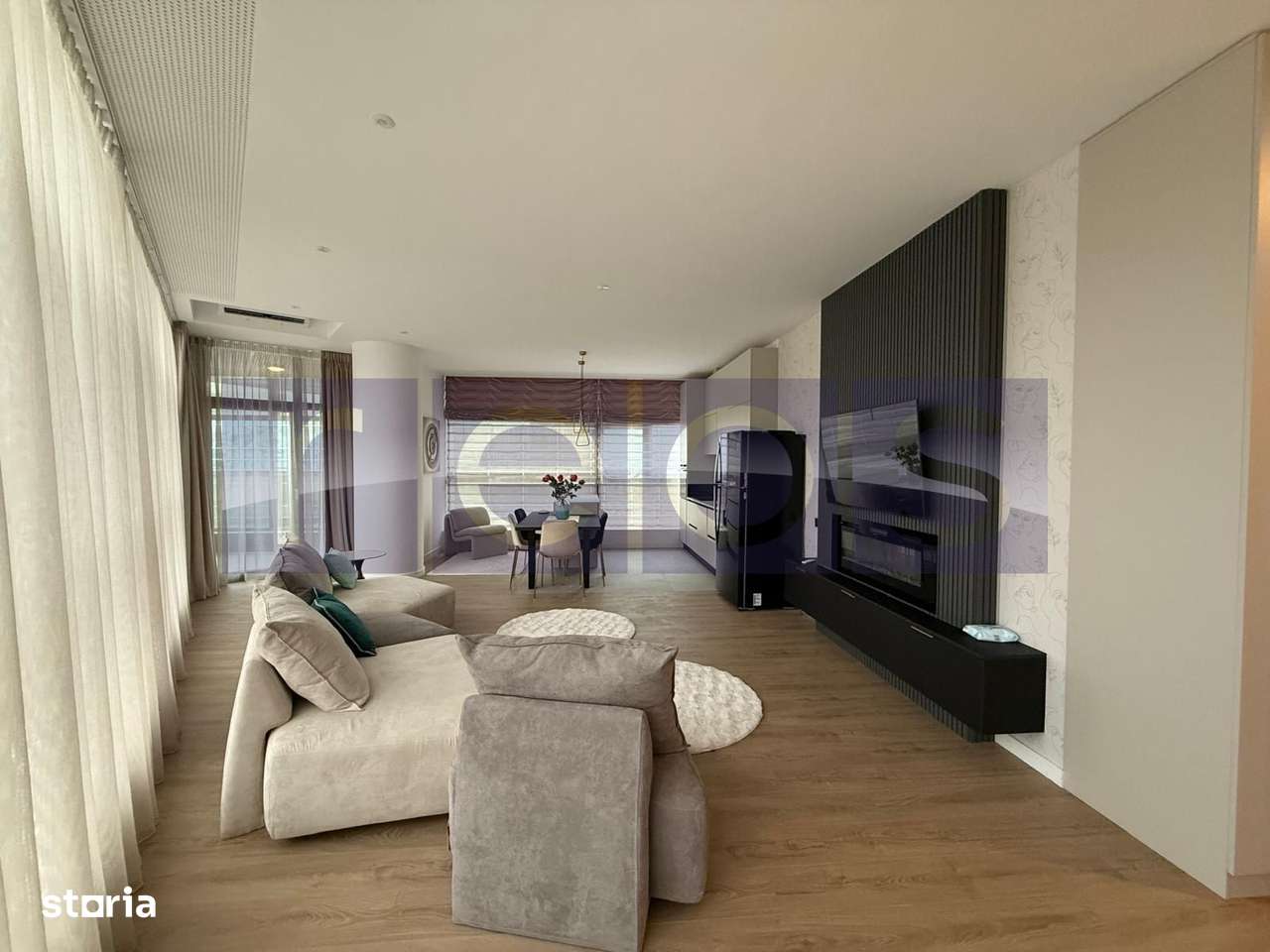 INCHIRIERE 4 CAMERE | ONE NORTH LOFT | MOBILAT SI UTILAT LUX | LOC PAR - Imagine principală: 4/9