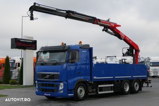 Volvo FH 460 / 6X2 / BOX - 6,6 M + MACARA FASSI F185 BS / EURO 5 / DIN GERMANIA