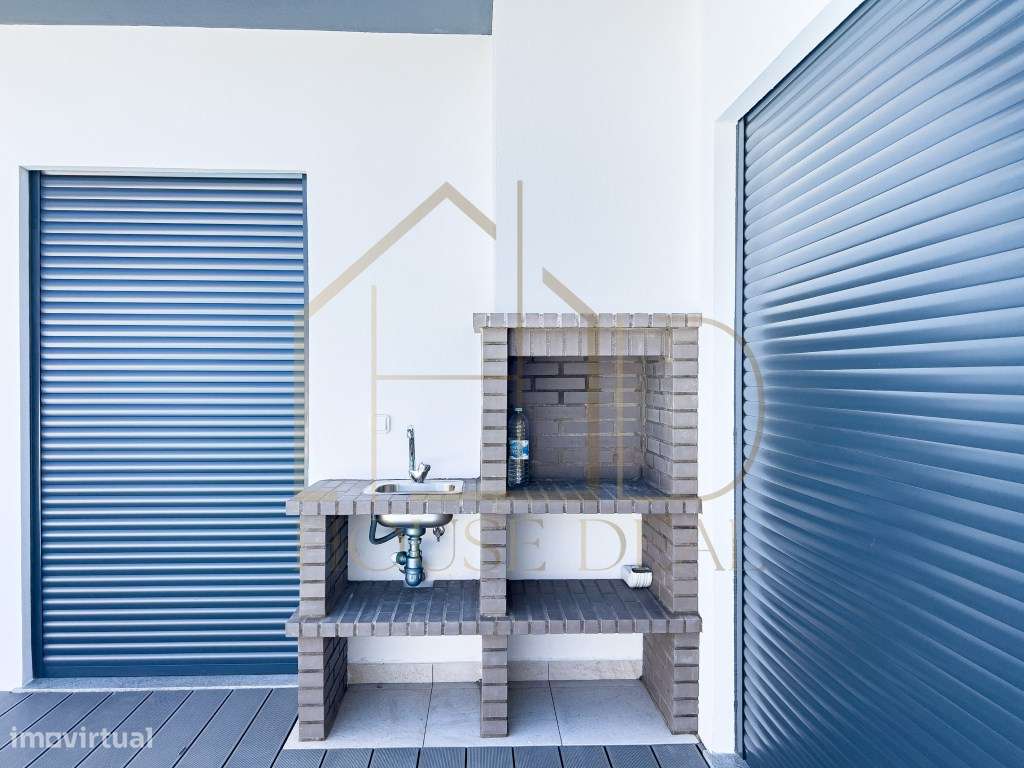 Moradia Térrea T3 +1 com Piscina. Pinhal do General. Fernão Ferro - Grande imagem: 5/41