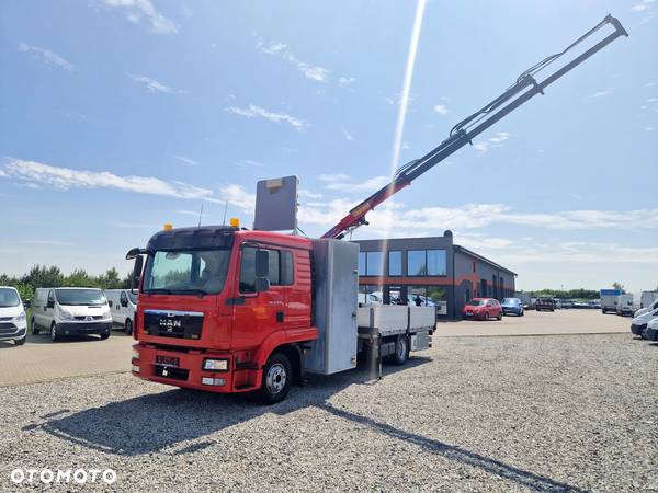 MAN TGL 12.250 DŻWIG HDS HIAB Z PILOTEM SKRZYNIA 4M 2 X KAMERA BLOKADA MOSTU SPANIE DUŻA KABINA - 28