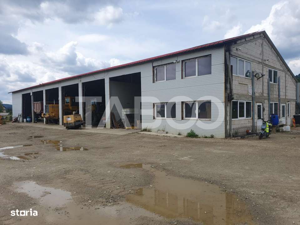 Teren si hala 42.000 mp + zona administrativa la 7 minute de Fagaras - Imagine principală: 1/11