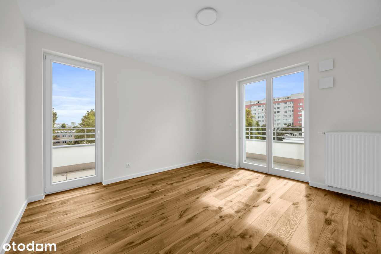 2 pok. Nowe, wykończone, jasne -trójstronna ekspozycja, narożny balkon-7