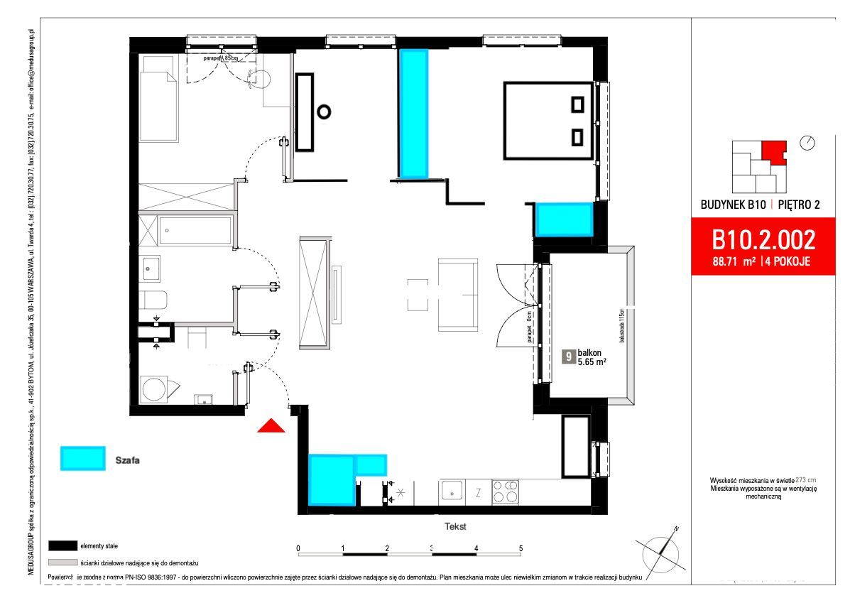 4 pokoje | 89mkw | balkon | garaż x2 | komórka