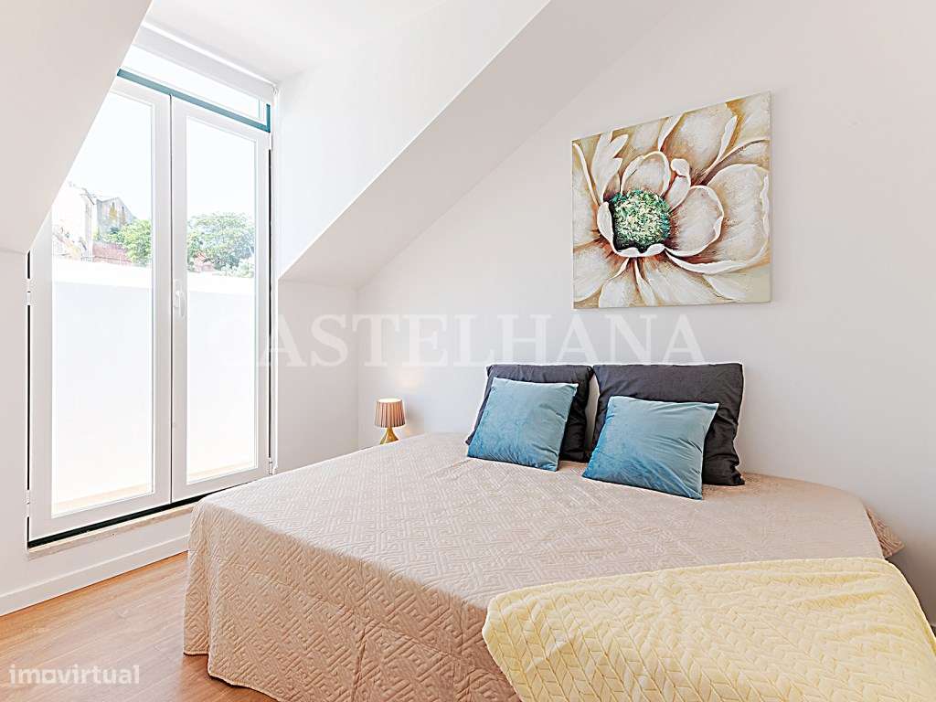 Apartamento T2 remodelado e mobilado com varanda com vista rio em S... - Grande imagem: 4/20