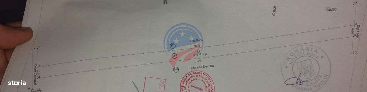 Teren de vanzare/2741 mp/Tuglui - Imagine principală: 4/5