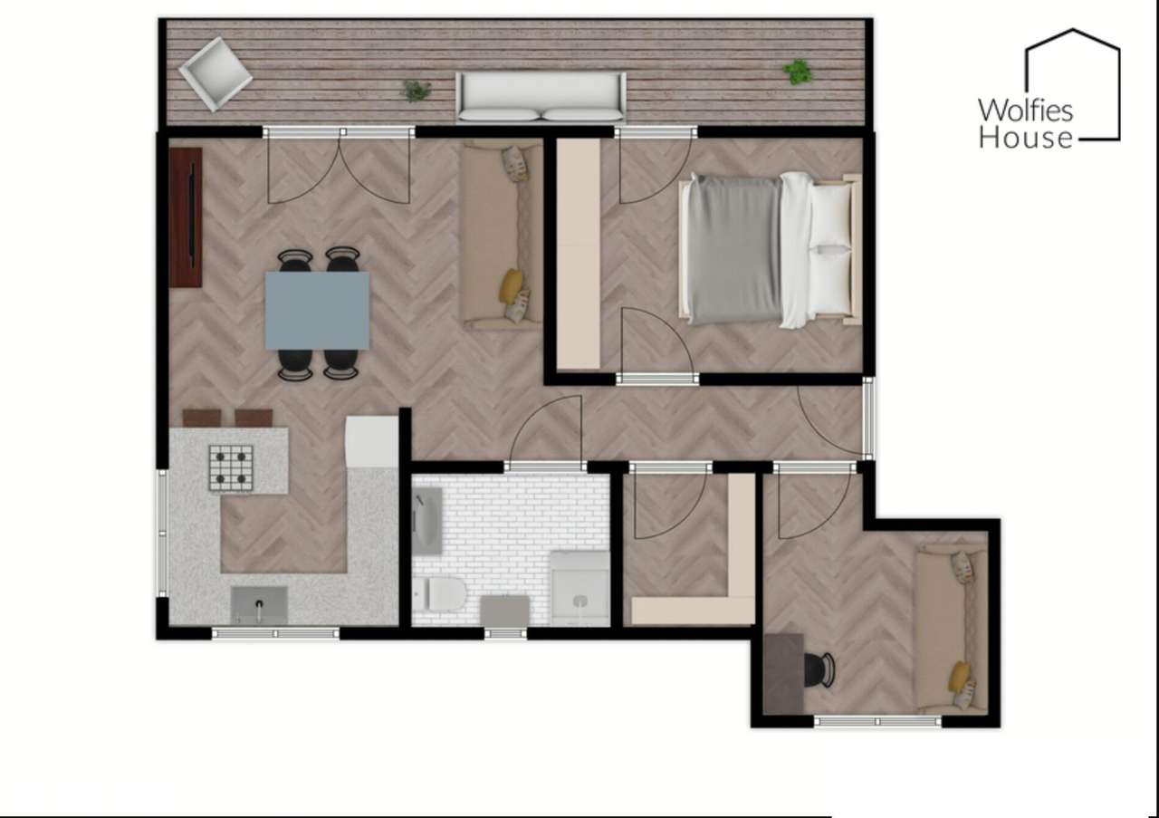 Czarnochowice | 3 Pok | Widok na zieleń | Wyposażone-10