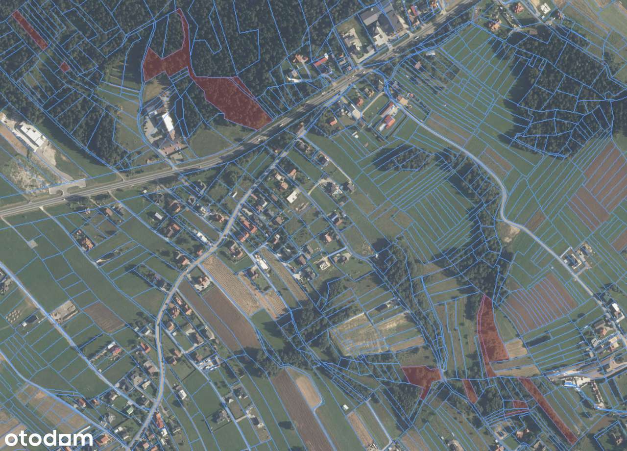 DZIAŁKI na sprzedaż w Rokiciny Podhalańskie. - Pełny obrazek: 2/2