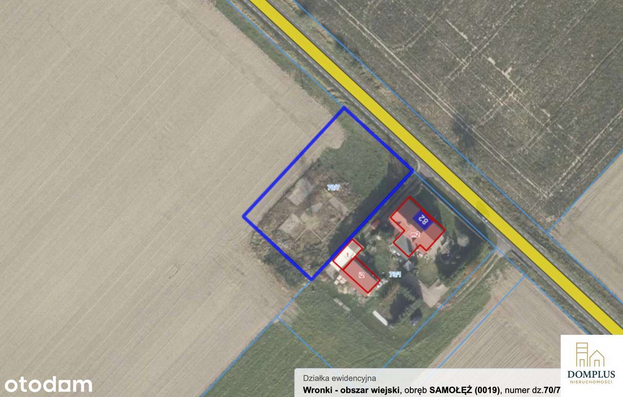 Działka budowkana 1165 m2 Samołęż.-3