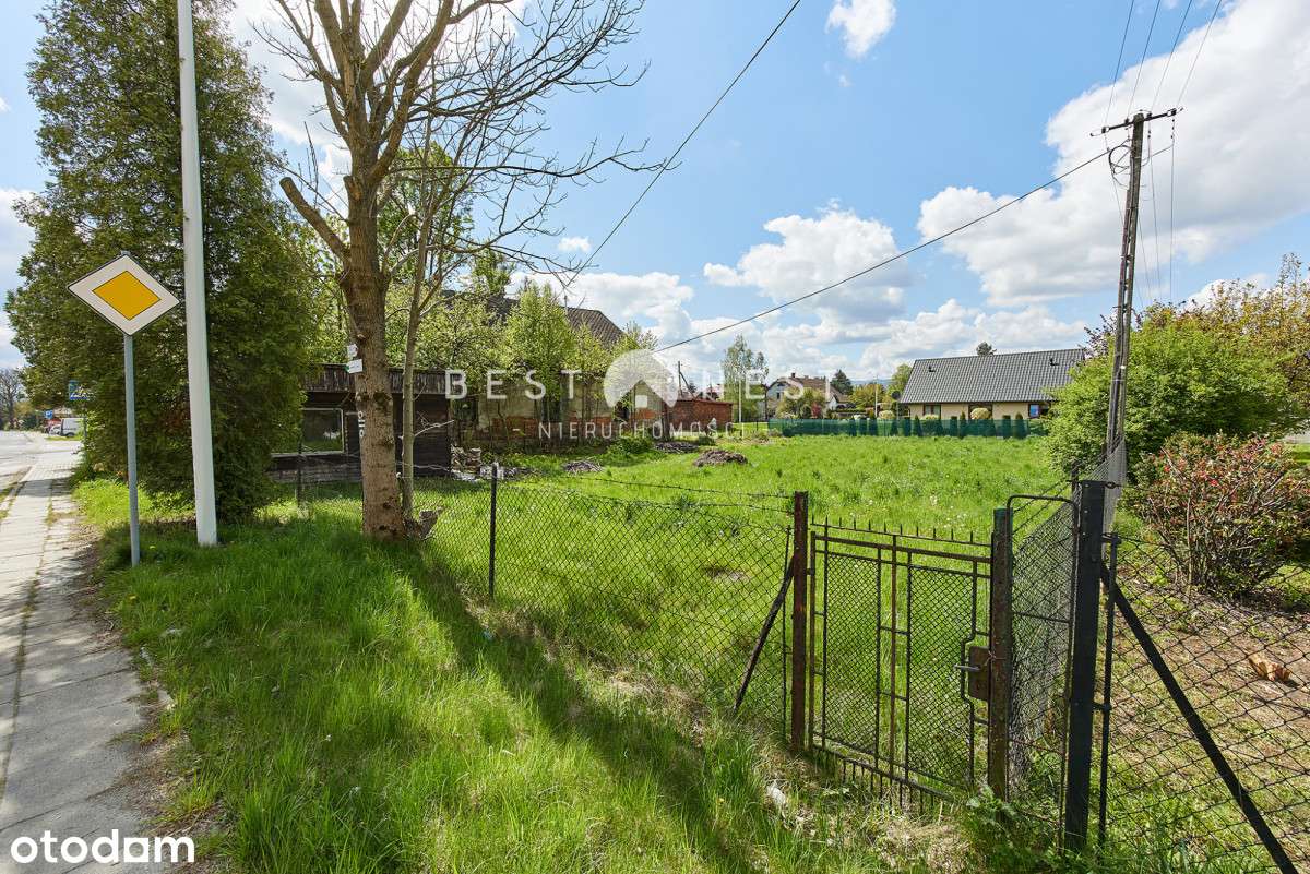 Działka budowla/pod inwestycje w centrum Łodygowic - Pełny obrazek: 5/5