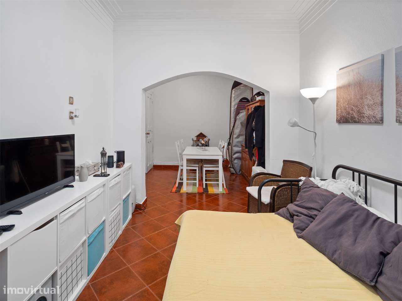 Apartamento T1 com Pátio Privativo-5