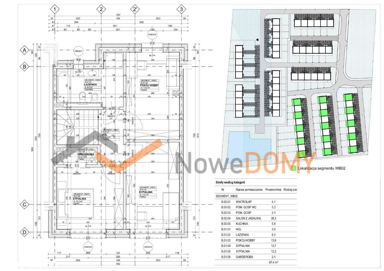 Segment Środkowy Gumieńce 97,4 m2 0% prow.-10