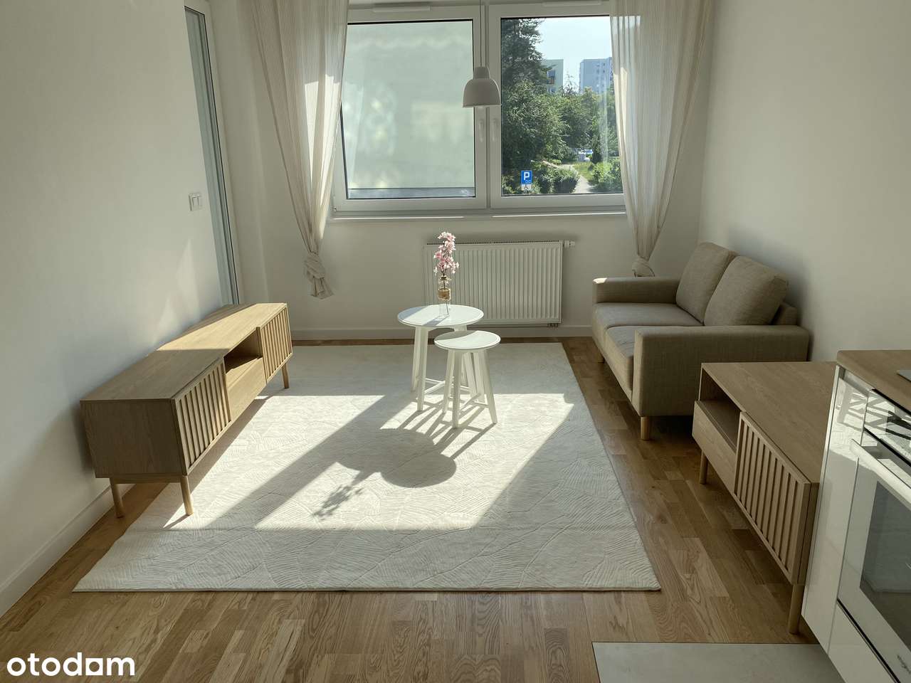 dwupok. nowe, umebl. 45 m² metro Natolin, Wawa i garaż.