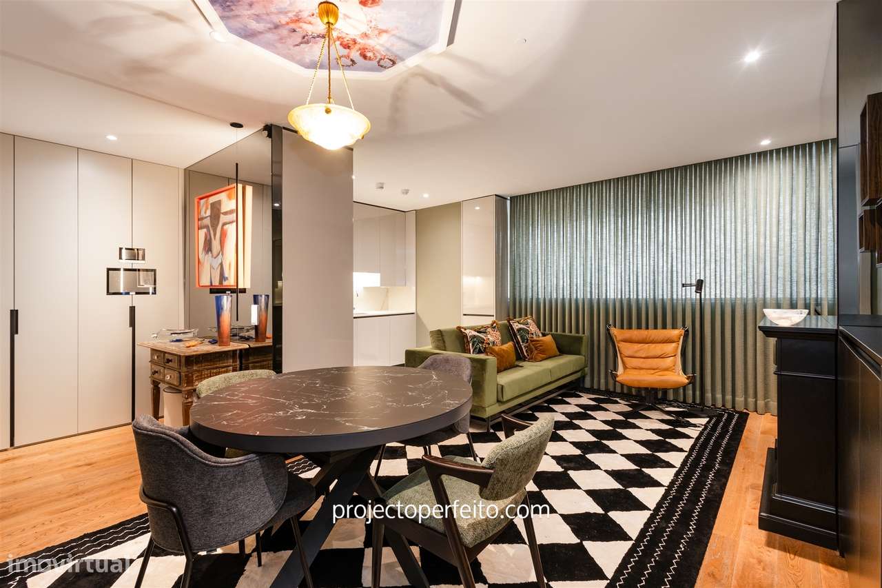 Apartamento T2 para venda em Espinho, vendido completamente mobilado e - Grande imagem: 2/28