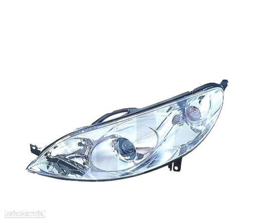 FAROL OPTICA ESQUERDA PARA PEUGEOT 407 +04 - 1