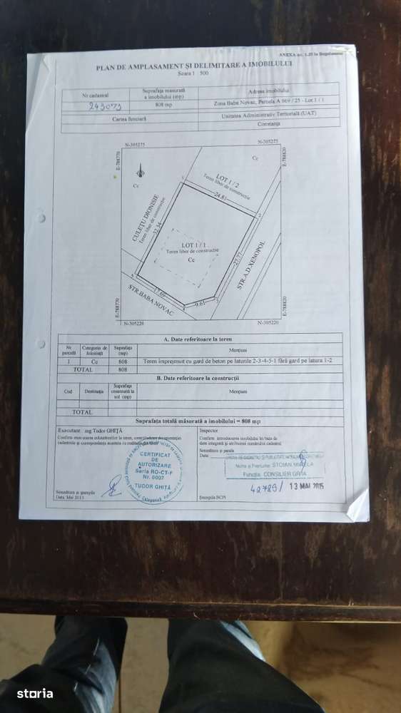 Teren de vanzare - Imagine principală: 2/8