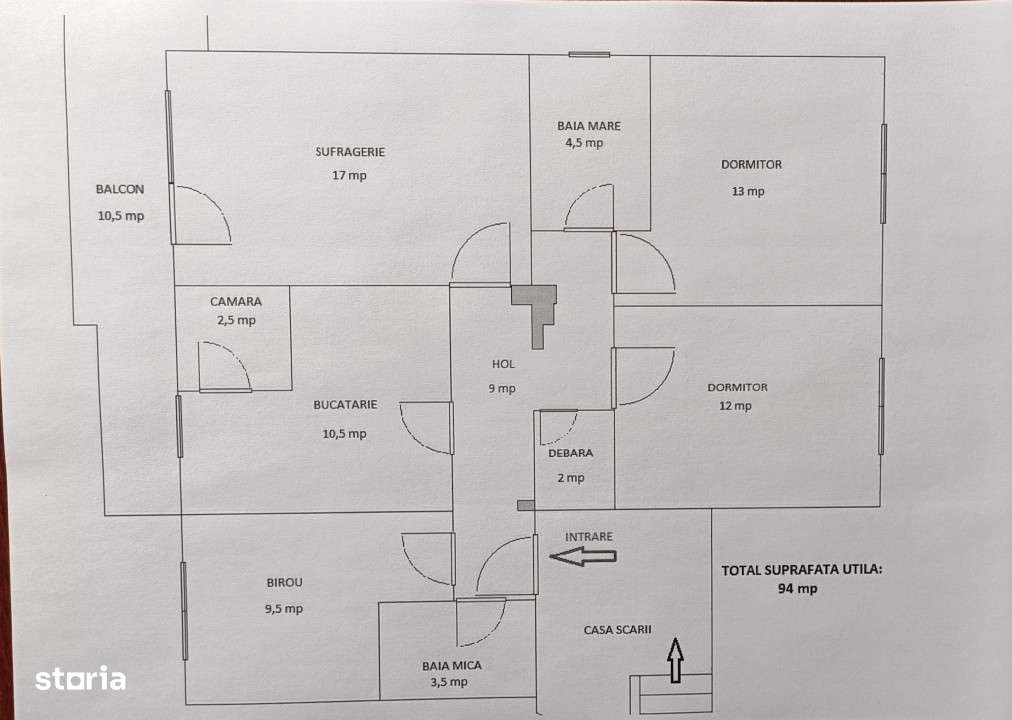 Apartament cu 4 camere de vanzare -Reghin -Unirii - Imagine principală: 1/7
