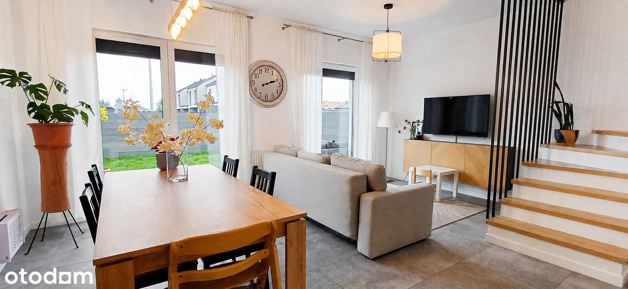 Segment 86m²,4 pok,Słomin,ogród 42m² z tarasem,garaż,m.post.Premium