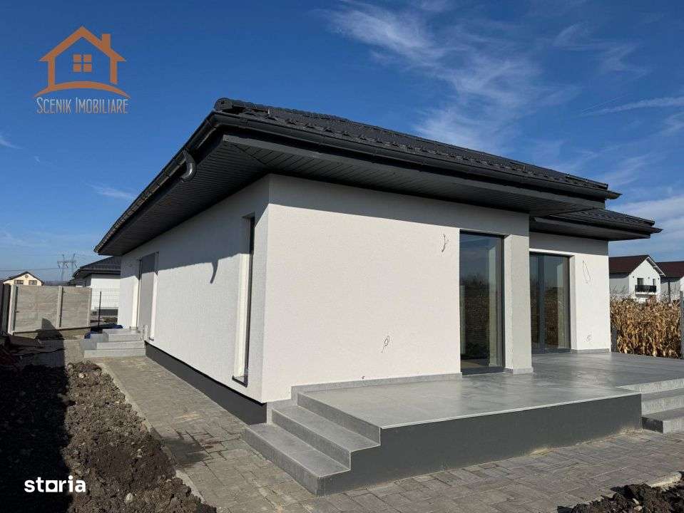 Casa noua, regim parter, mini cartier rezidential in Stupini-6