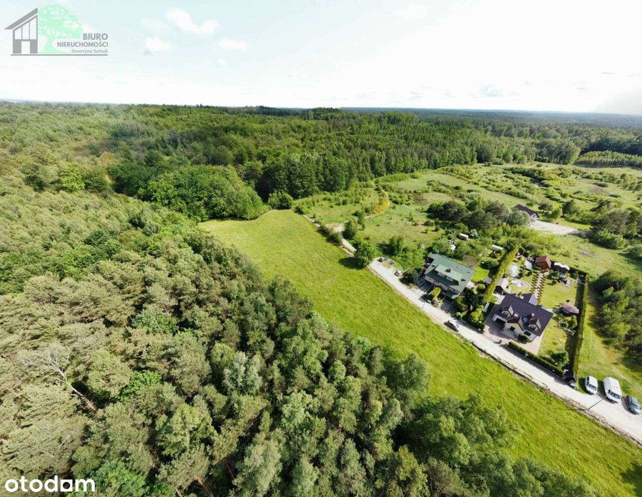 Działki pod lasem - budowlane z Wz - Leśniewo-8