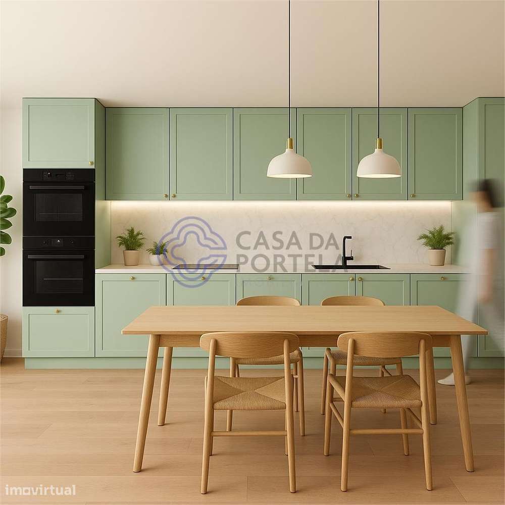 APARTAMENTO T2 NOVO COM LUGAR DE GARAGEM E TERRAÇO - Grande imagem: 3/9