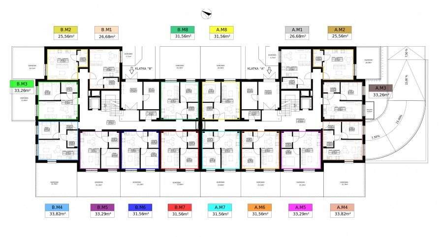 Nowe Osiedle Horyzont 2 Pokoje Parter Balkon - Pełny obrazek: 5/6