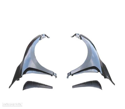 KIT 2 GUARDA-LAMAS PARA HONDA CIVIC TYPE R 16-20 METAL - 5