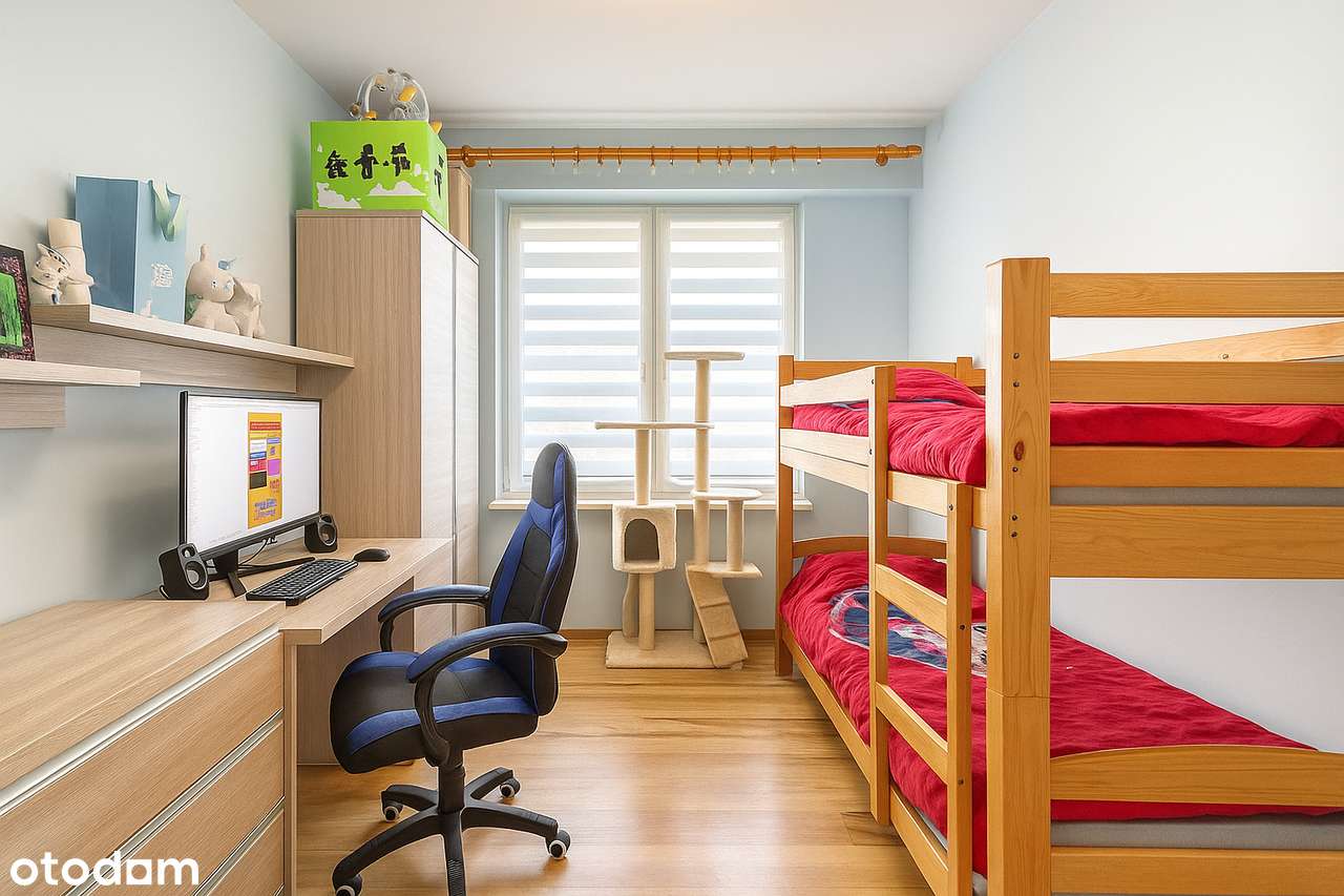 Przestronne 73m I 4 pokoje I I piętro I balkon I Os. Smoczka! - Pełny obrazek: 4/12