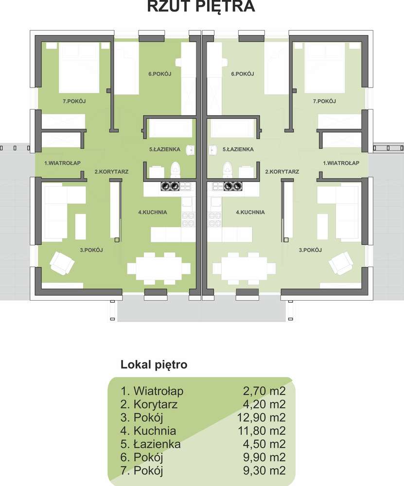 Atrakcyjne mieszkanie z ogródkiem i 2 miejscami parkingowymi-7