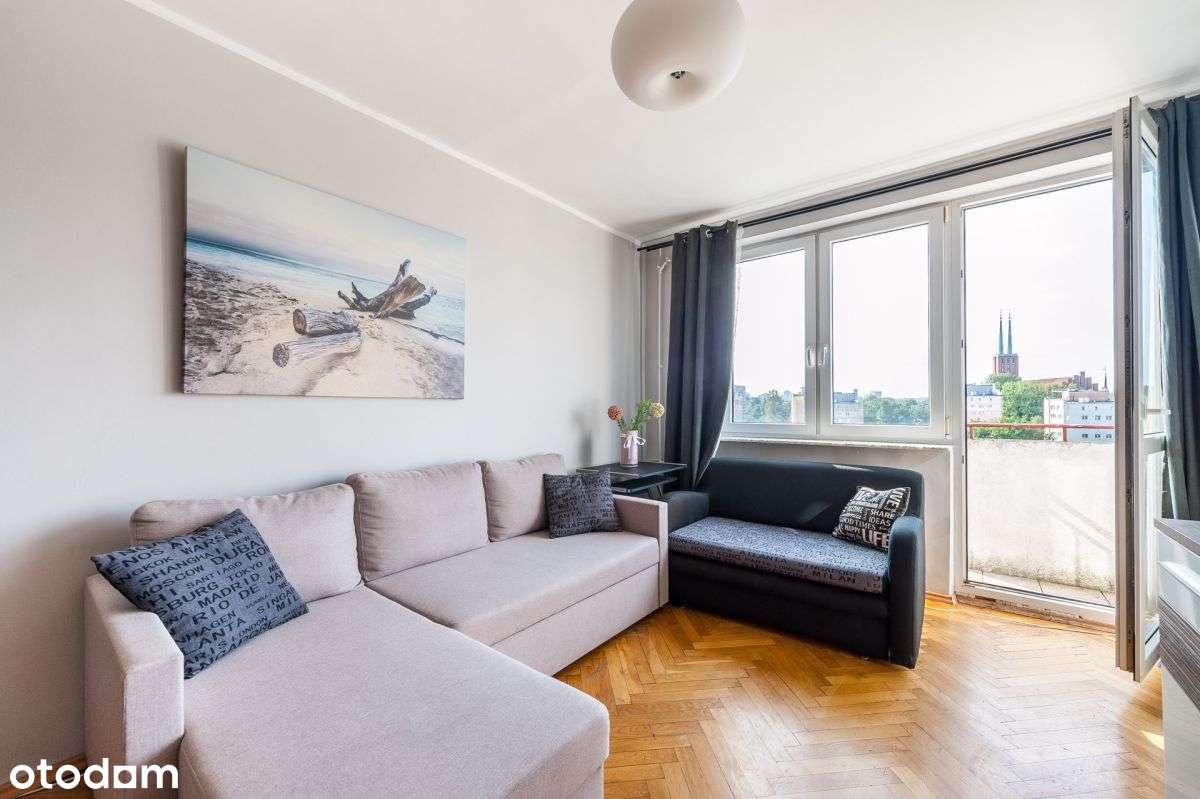 Balkon, widok na morze, styk Kamiennej/Śródmieścia-5