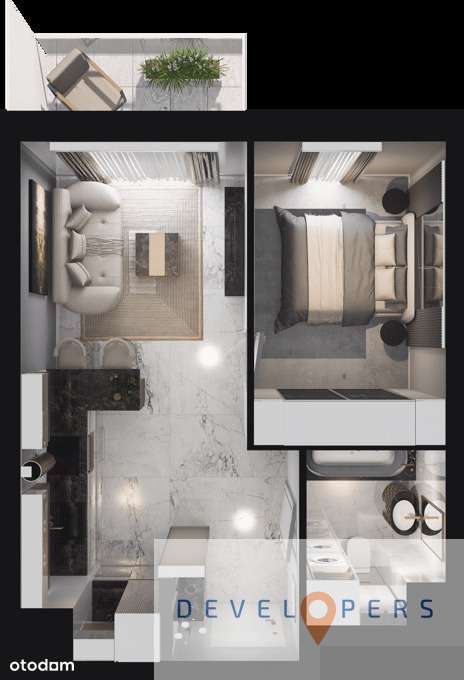 Nowe gotowe do odbioru 35m2 blisko centrum-1