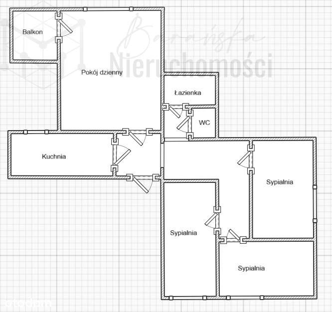 4 pokoje/Czuby/oddzielna kuchnia-14