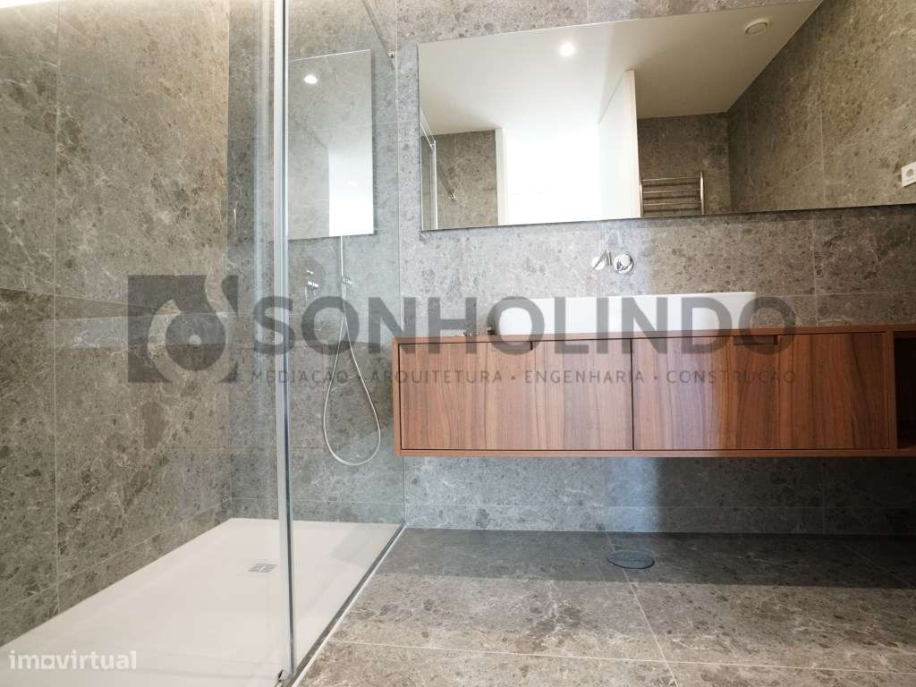 Apartamento T2 novo com varanda, exposição solar a poente, garagem ...-24