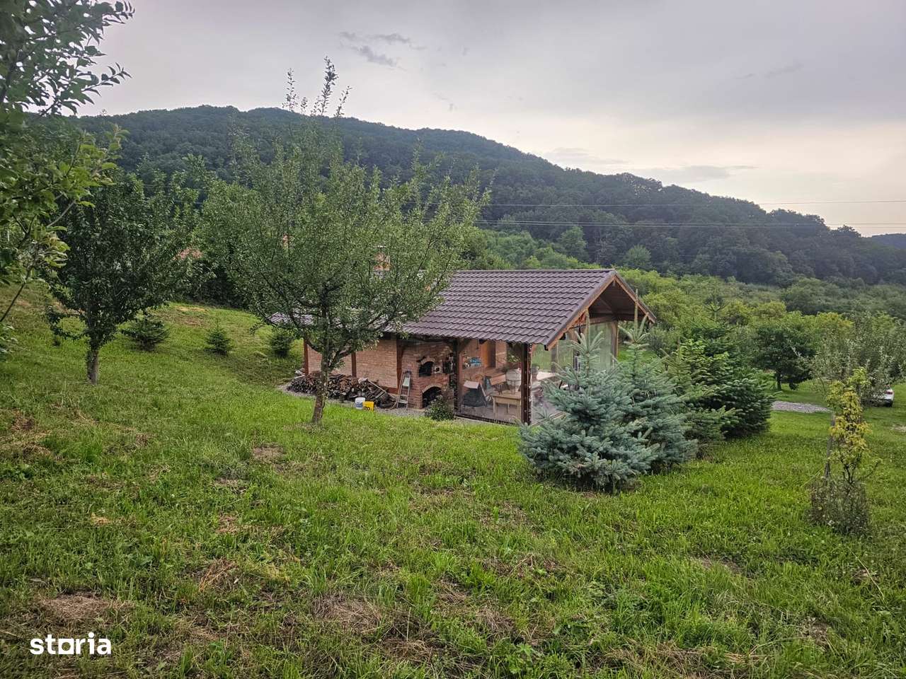 Teren 1.16 ha Valea Rusului – curent, 2 fântâni, căsuță + foișor-11