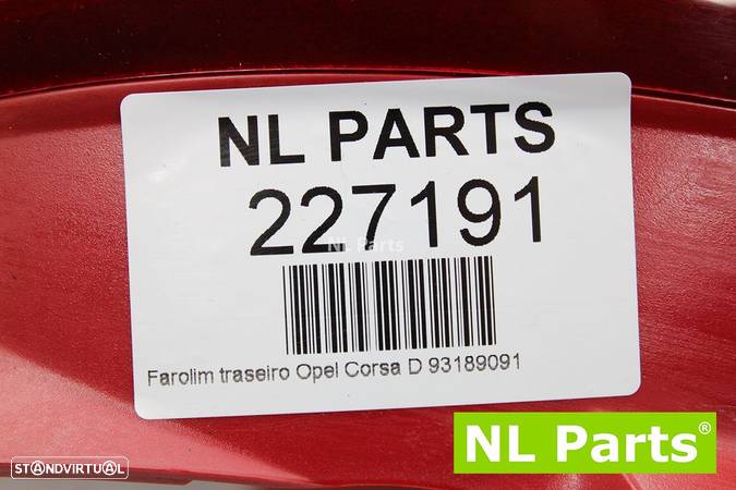 Farolim traseiro Opel Corsa D 13186351 - 6