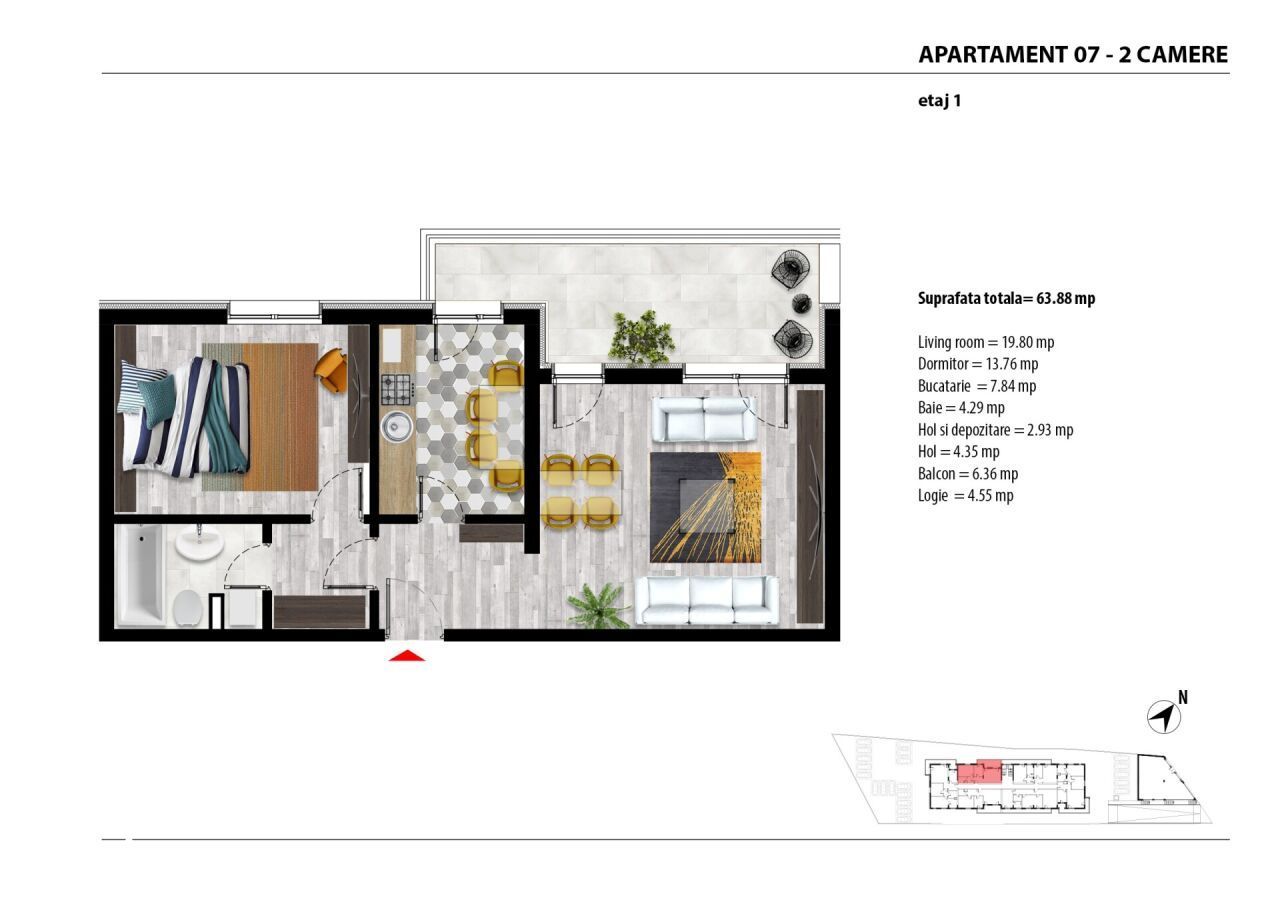 Apartament 2 camere metrou Anghel Saligny Finalizat Pallady Ikea