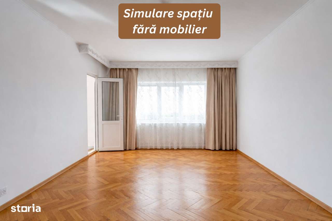 Inel 2 – Dezrobirii – 3 camere decomandate, 2 băi, etaj 3/4, bloc 1987-3