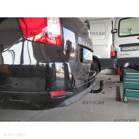 Carlig de remorcare pentru Dacia Logan MCV - Combi, pick up - sistem demontabil automat din 2013/- - 7