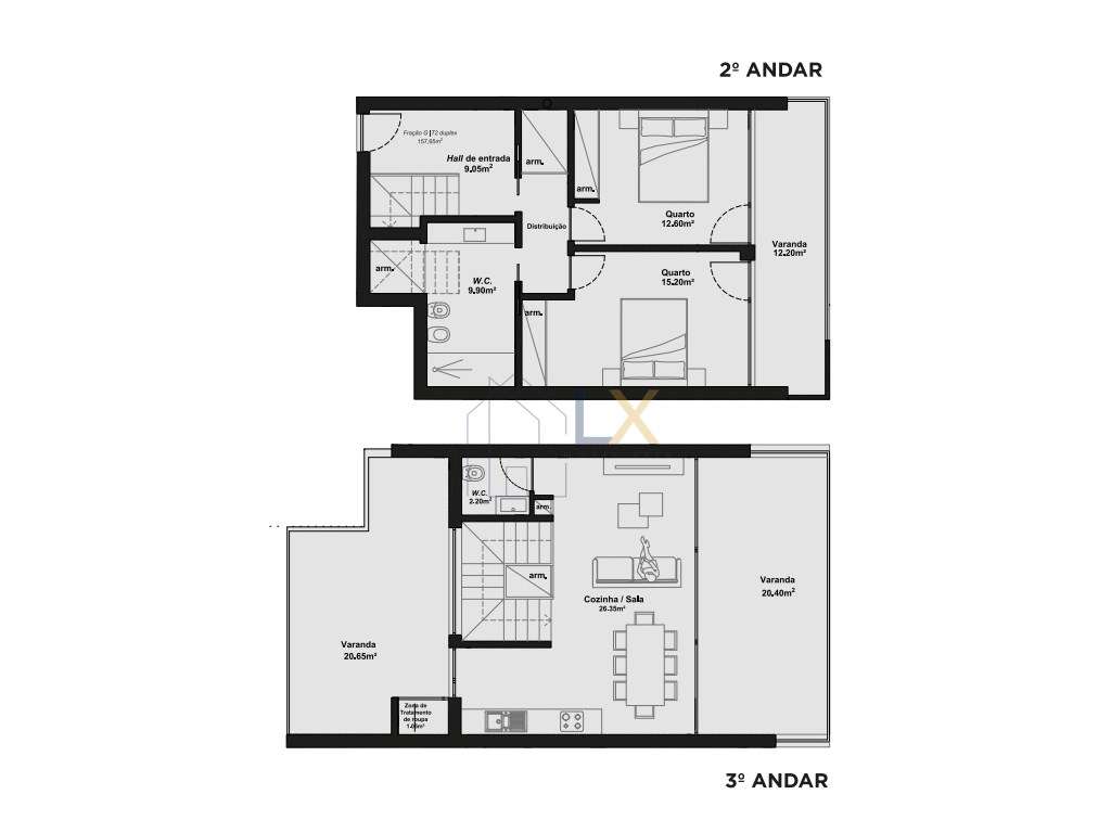 Apartamento T2 Duplex com garagem na Gafanha da Nazaré!!! - Grande imagem: 5/5