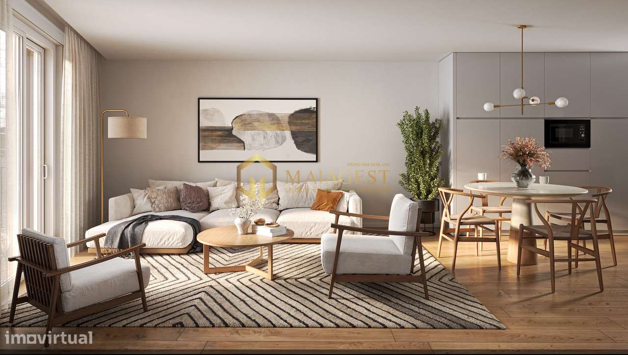 Apartamento T3 no Edifício Rasa 503 em Mafamude - Grande imagem: 4/19