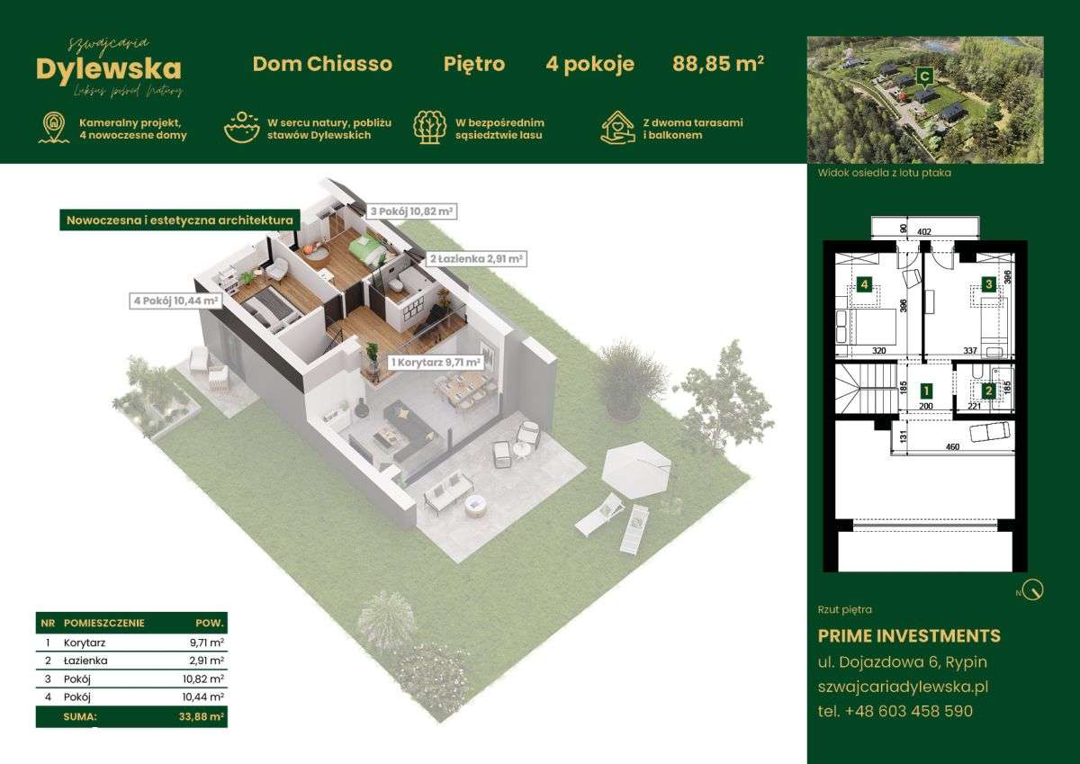 Dom typu stodoła | Fotowoltaika | Pompa ciepła | B-16