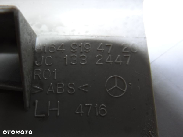 Mercedes ML W164 Listwa koslona szyny fotela lewa 1649194820 - 3