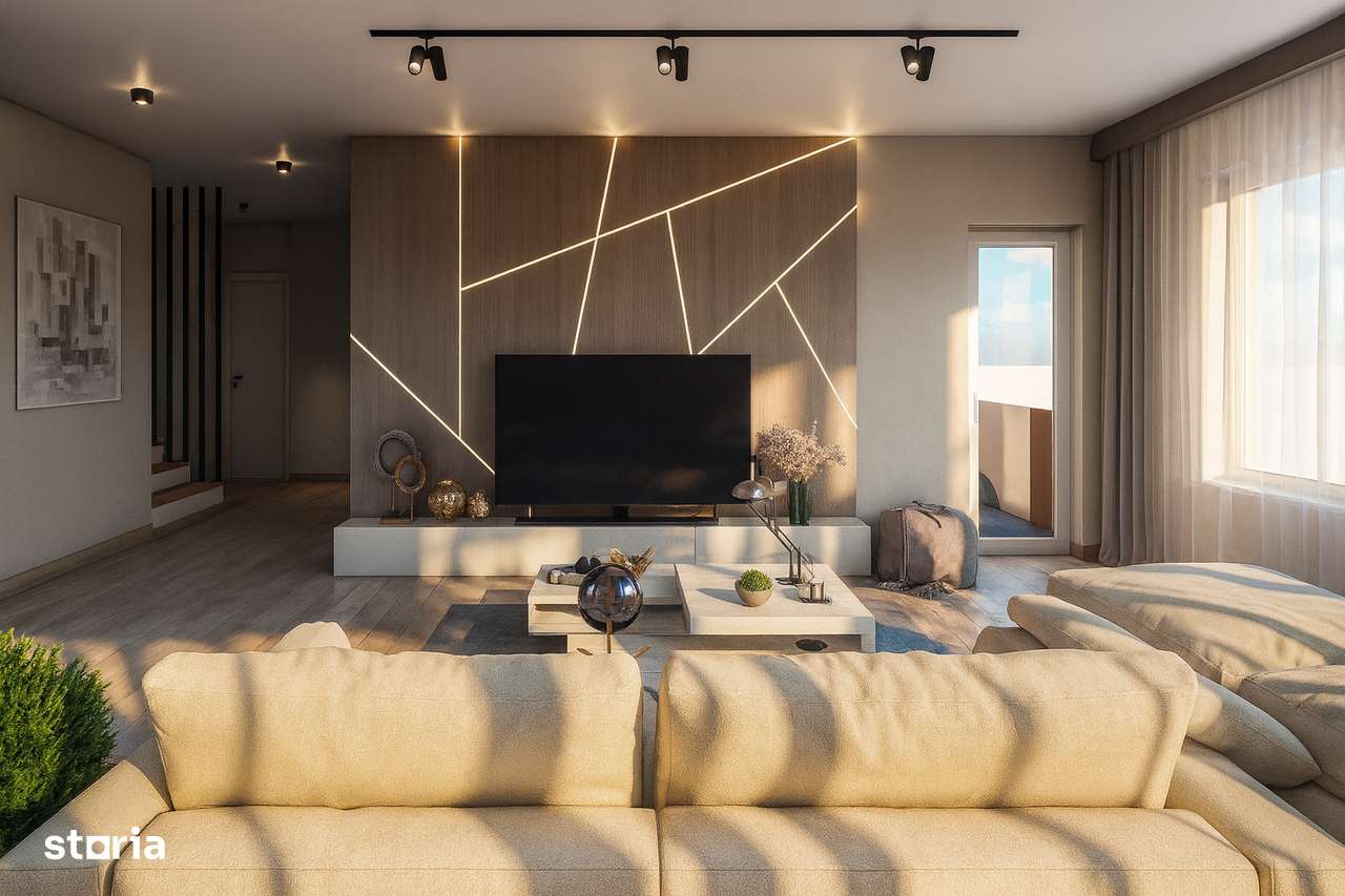 Penthouse Panoramic-Lux si Rafinament la Inaltime-Zona Coresi - Imagine principală: 3/25