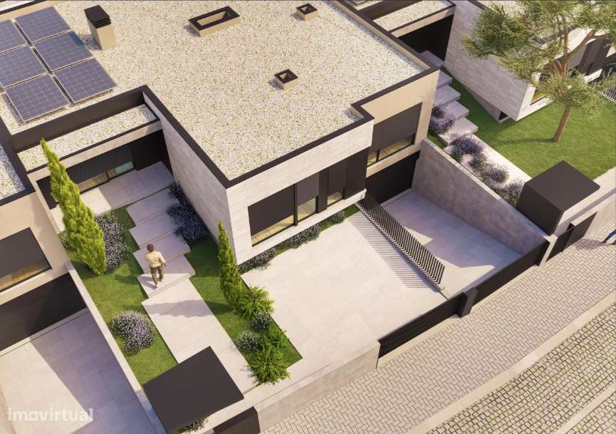 Moradia Térrea Contemporânea com Jardim Privado – Braga-0