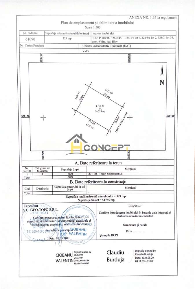 Oportunitate teren ideal pentru constructie lg Mega Parc 5 min STV-4