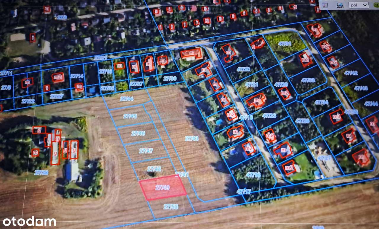 Działka Budowlana 1011m2 MPZP Barcinek-Bugaj-Gm.Swarzędz-5